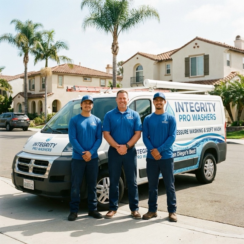 Integrity Pro Washers team and service vehicle