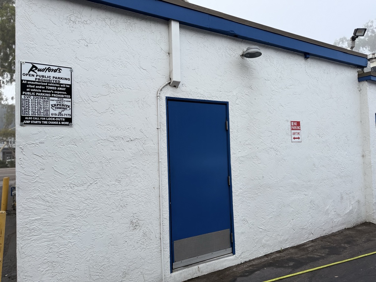 Clean commercial exterior after professional pressure washing